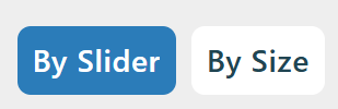 Toggle switch with two options, 'By Slider' (selected/highlighted in blue) and 'By Size', used to choose the JPEG compression method.