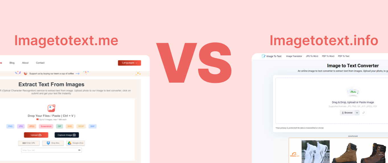 Imagetotext.me VS Imagetotext.info: Which is Better?