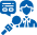 Journalist and researcher document analysis icon